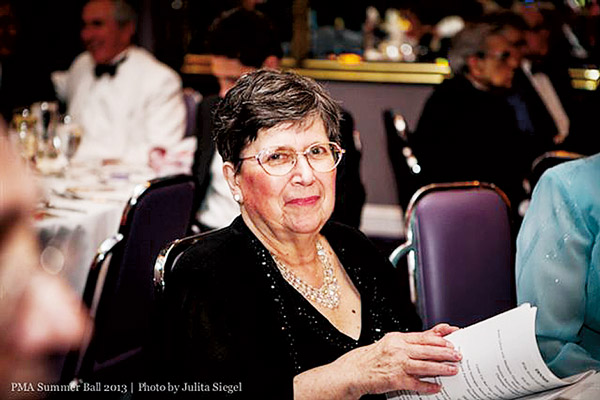 Laureatka Nagrody Ducha Polskości w 2014 roku Joann S. Ozog, na balu w 2013  fot.J. Siegel 
