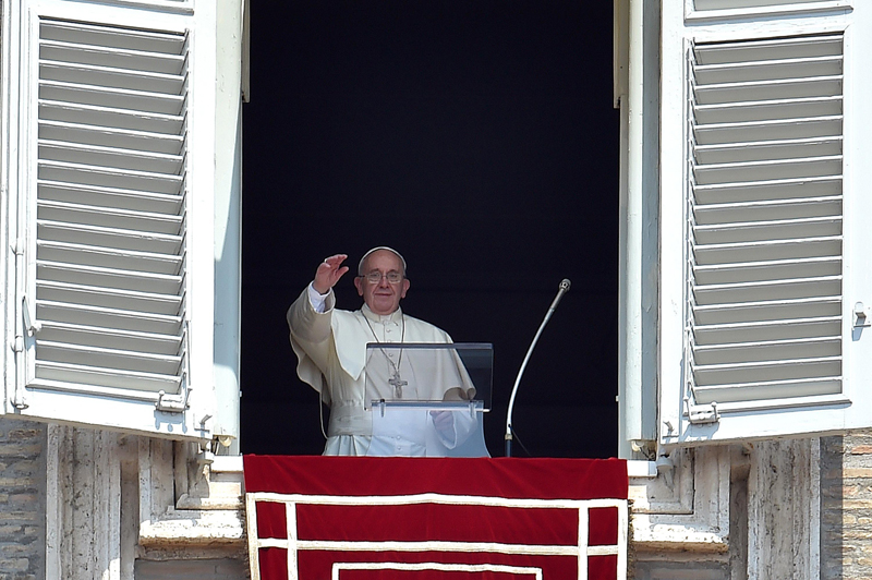 Papież franciszek fot.Ettore Ferrari/EPA