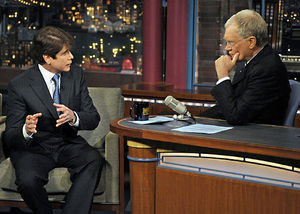 fot.CBS/ Rod Blagojevich był gościem Davida Lettermana 3 lutego 2009 roku