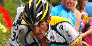fot.WIkipedia/ Lance Armstrong podczas Tour de France w 2009 r.