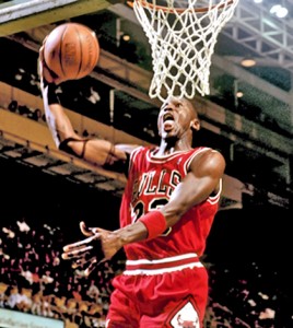 "Nigdy nie przegrałem meczu, po prostu zabrakło mi czasu" Michael Jordan fot.Lipofski/Basketballphoto.com