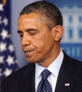 Prezydent Barack Obama bardzo ostrożnie wypowiada się o ewentualnej interwencji w Syrii fot.: Olivier Douliery/PAP/EPA