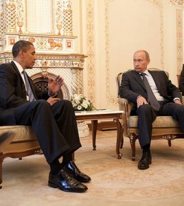 fot.Pete Souza/ Prezydent Barack Obama i premier Rosji Władimir Putin w 2009 r.