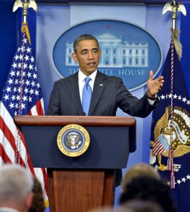 Prezydent USA chce wyjaśnień w sprawie użycia broni chemicznej w Syrii fot. Shawn Thew/PAP/EPA