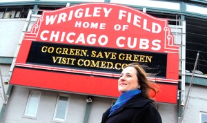 Laura Ricketts – współwłaścicielka Cubs fot. Hal Baim, windycitymediagroup.com