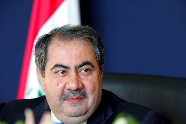 Minister spraw zagranicznych Iraku Hosziar Mahmud Zebari fot. Khaled Elfiqi/PAP/EPA