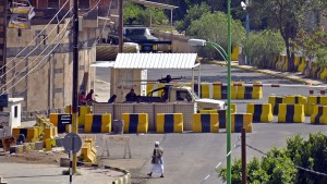 Amerykańska ambasada w Sanie, w Jemenie nadal pozostaje zamknięta. fot. EPA/PAP Jayha Arhab