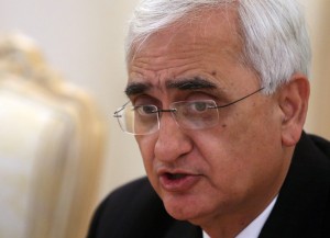Indian Foreign Minister Salman Khurshid in Russia