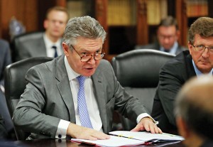 Karel De Gucht, komisarz UE ds. handlu fot.Kimimasa Mayama/PAP/EPA