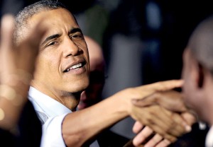Barack Obama zrobił w nowojorskim Gapie zakupy za 154 dolary fot.Peter Foley/PAP/EPA
