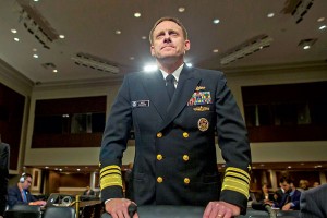 Wiceadmirał Michael Rogers nominowany na szefa NSA fot.Jim Lo Scalzo/PAP/EPA