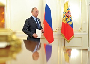 Prezydent Rosji Władimir Putin fot.Alexey Druginyn/POOL/PAP/EPA 
