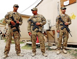 Amerykańscy żołnierze w Jalalabad w Afganistanie fot.Abdul Mueed/PAP/EPA