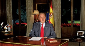 Król Hiszpanii Juan Carlos fot.Borja/Spanish Royal household/PAP/EPA
