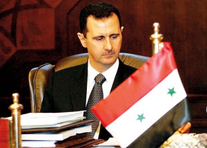 Prezydent Syrii Baszar el-Asad fot.Nabil Mounzer/PAP/EPA 