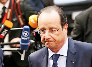 Prezydent Francji Francois Hollande fot.Olivier Hoslet/PAP/EPA
