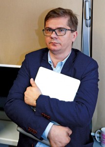 Redaktor naczelny "Wprost" Sylwester Latkowski fot.Radek Pietruszka/EPA 