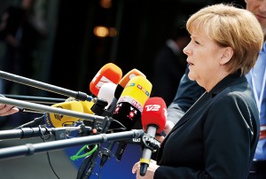 Kanclerz Angela Merkel fot.Stephanie Lecocq/EPA 