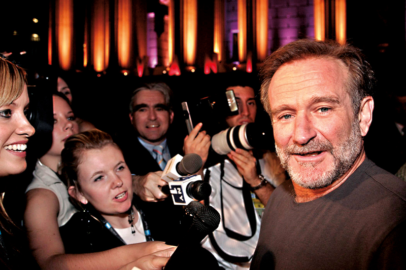 Robin Williams (z prawej) fot.Peter Foley/EPA