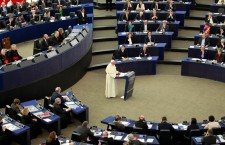 Pope Francis at the European Parliament