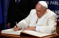 Pope Francis at the European Parliament
