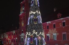 Christmas illumination in Warsaw