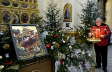 Orthodox traditional Christmas Eve mass