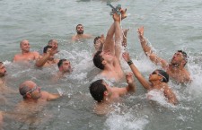 Ceremony of the Orthodox Epiphany Day in the island of Crete in Greece