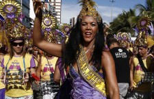 Pre carnival parade in Rio