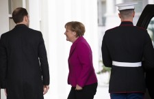 German Chancellor Angela Merkel in USA