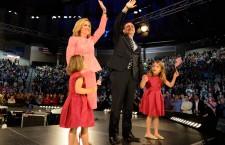 US Senator Ted Cruz announces his presidential candidacy at Liberty University in Virginia