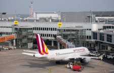 Germanwings plane at Duesseldorf airport