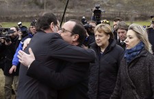 Leaders visit Germanwings crash site in France