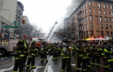 Building explosion and collapse in New York