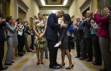 Attorney General Eric Holder Says Goodbye to Employees as He Departs The Justice Department