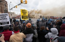 Freddie Gray burial protest