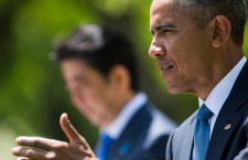 President Obama and Shinzo Abe Hold press Conference at White House