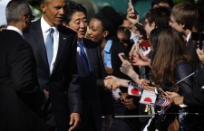 President Obama Welcomes Japanese Prime Minster Shinzo Abe To The White House