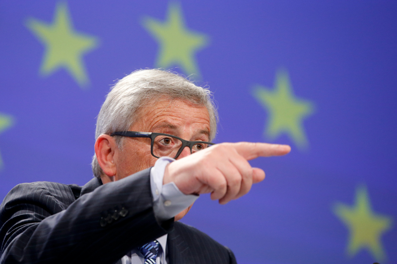Jean-Claude Juncker fot.Olivier Hoslet/EPA