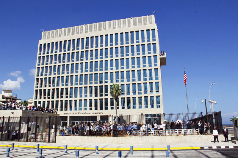 US Embassy in Cuba reopening ceremony