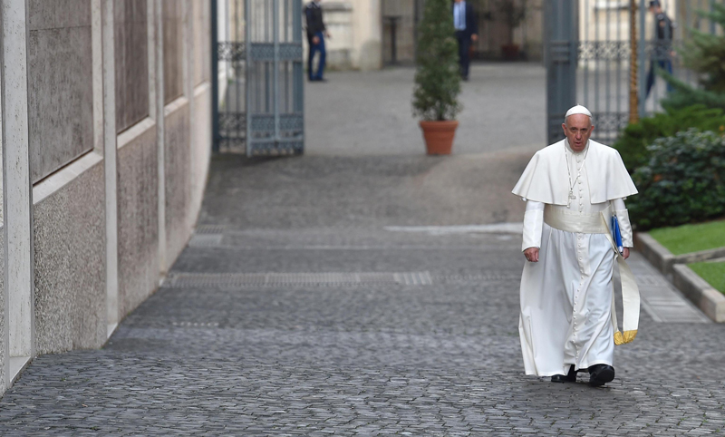 Papież Fran ciszek fot.Ettore Ferrari/EPA
