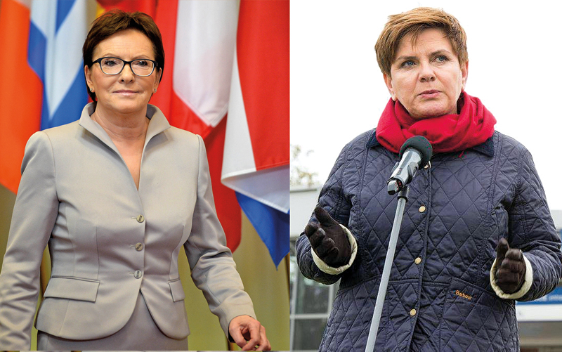 Ewa Kopacz (z lewej) i Beata Szydło fot.EPA/Facebook
