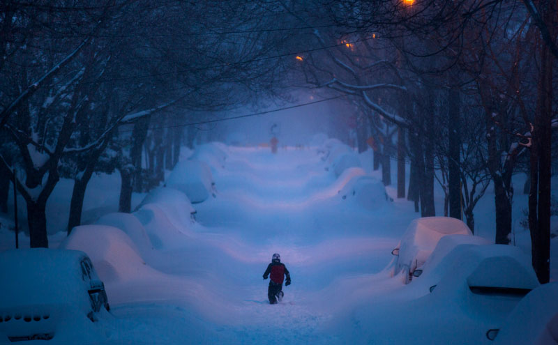 Snieżyca w Waszyngtonie fot. Jim Lo Scalzo/EPA