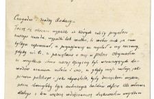 List z 27 czerwca 1916 r. skierowany do rodaków – wśród uczuć patriotycznych i zatroskania o losy Polski Sienkiewicz dziękuje za życzenia