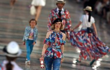 Fashion show of French fashion house Chanel in Havana
