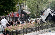 At least 11 dead in bomb attack targeting police bus in central Istanbul