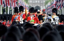 Trooping the Color Queen's 90th birthday parade in London