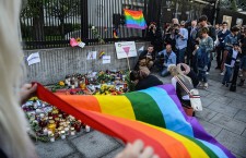 Tribute to victims of Orlando mass shooting in Warsaw