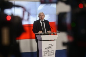 Jarosław Kaczyński fot.Jakub Kamiński/EPA