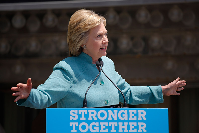 Hillary Clinton fot.Dominick Reuter/EPA